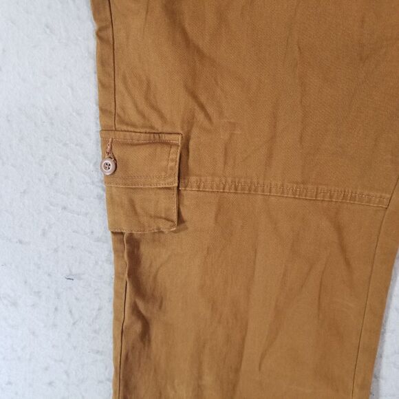 NOBO no boundaries cargo jogger pants men's large brown comfort waist stretch - Picture 6 of 13